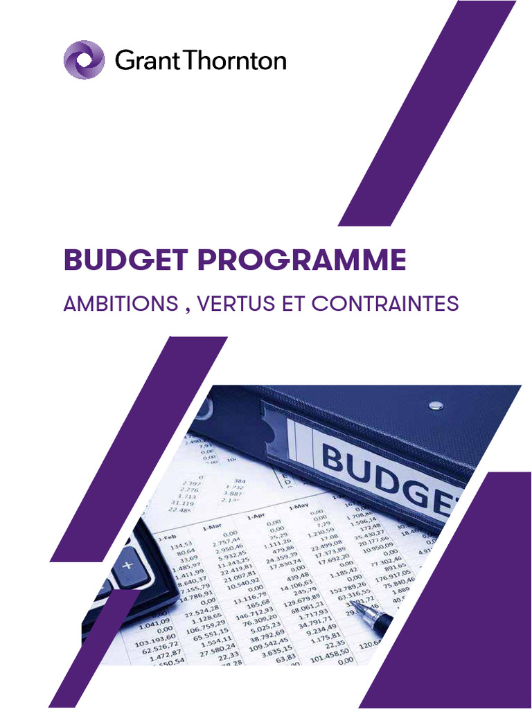 Ambitions et Vertus du Budget Programme | PDF | Budget | Directive ...