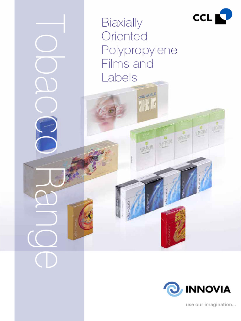 Innovia Films: BOPP Solutions for Tobacco | PDF | Secondary Sector Of ...