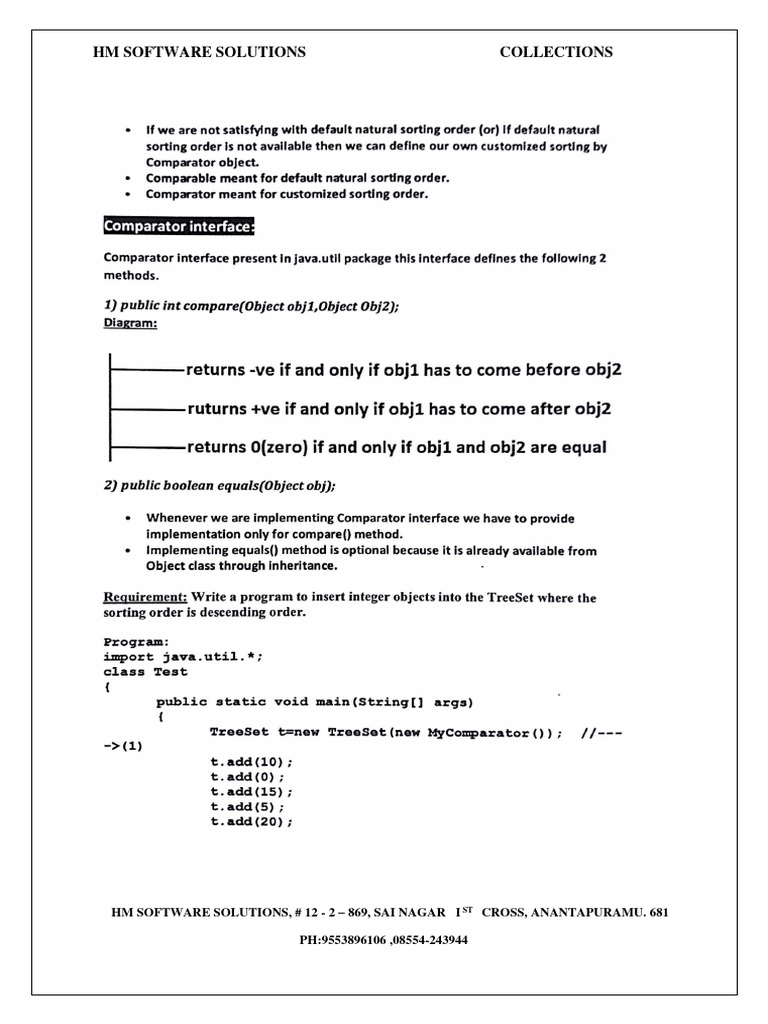 CORE JAVA Collections | PDF