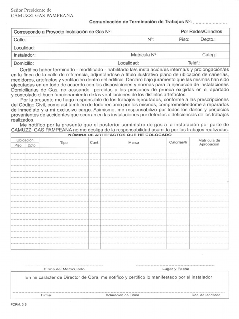Form. 3.5 | PDF