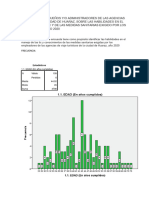 Encuesta Agencia de Viaje SPSS