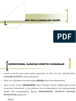 Moleküler Biyoloji 2021-2022 Güz (Ders 5) Kromozomal Olmayan Genetik Elemanlar