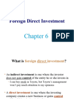 Foreign Direct Investment