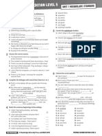 PREPARE 5 Vocabulary Standard Unit 01