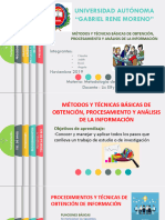 Metodos y Tecnicas de Investigacion