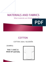 Materials and Fabrics
