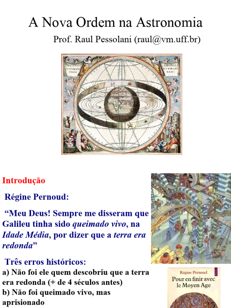 Astronomia A Nova Ordem Da Astronomia PDF Galileu Galilei Planetas