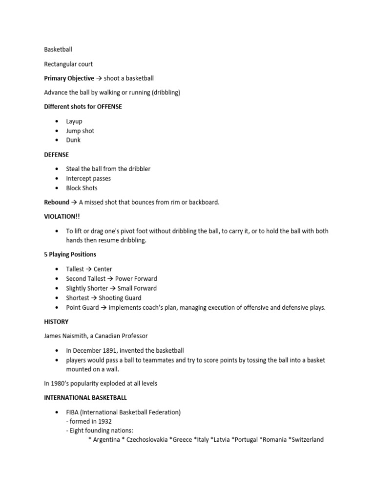 All Basket | PDF | Basketball Positions | Sports