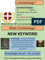 Catholic Eschatology