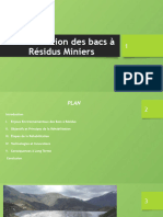 Présentation Des Bacs À Résidus Minier