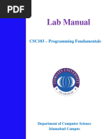 Csc103 PF Lab Manual Sp22 v3.1