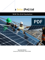 5kW OnGrid Proposal For MR Kashif