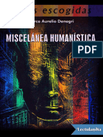 Miscelanea Humanistica - Marco Aurelio Denegri