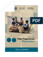 Modul Ajar Bahasa Sunda - MODUL AJAR TEKS PAGUNEMAN (PERCAKAPAN) - Fase D