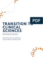 Transition To Clinical Sciences - Resource Booklet May 2023