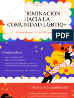 Discriminación Hacia La Comunidad LGBT