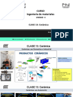 CLASE 13, Ceramicos