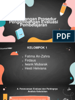 Evaluasi Pendidikan KLP 1