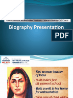 Biography Savitribai Phule