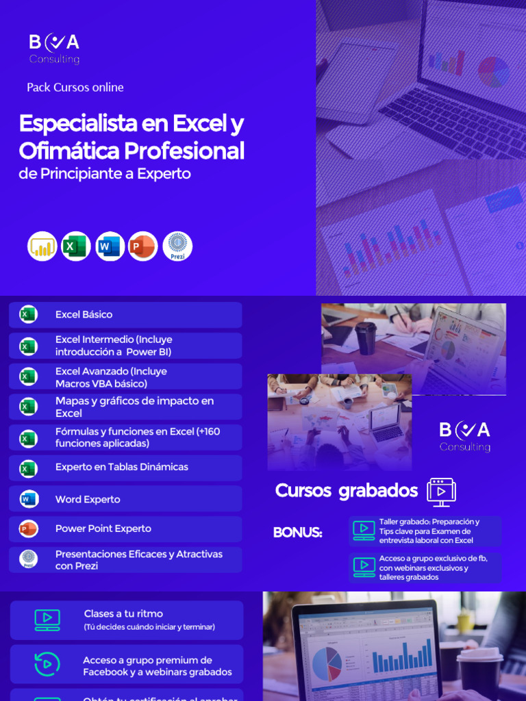 Brochure Especialista Excel y Ofimática BAC 0121 | PDF | Microsoft ...