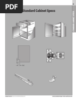 Standard Cabinet Specifications | PDF | Cabinetry | Wood