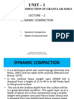 Unit 2 (L-2) - DYNAMIC COMPACTION