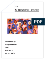 Project Report On Feminism Through History