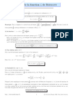 Fonction Zeta de Riemann Fiche