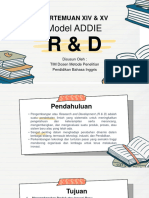 Metode Penelitian R&D Model Addie