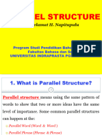 Advanced Structure Parallel Structure - Slide