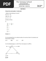 Somaiya - STD 7 (2021-22) - Sem 2 (Revision Paper) (S&A)