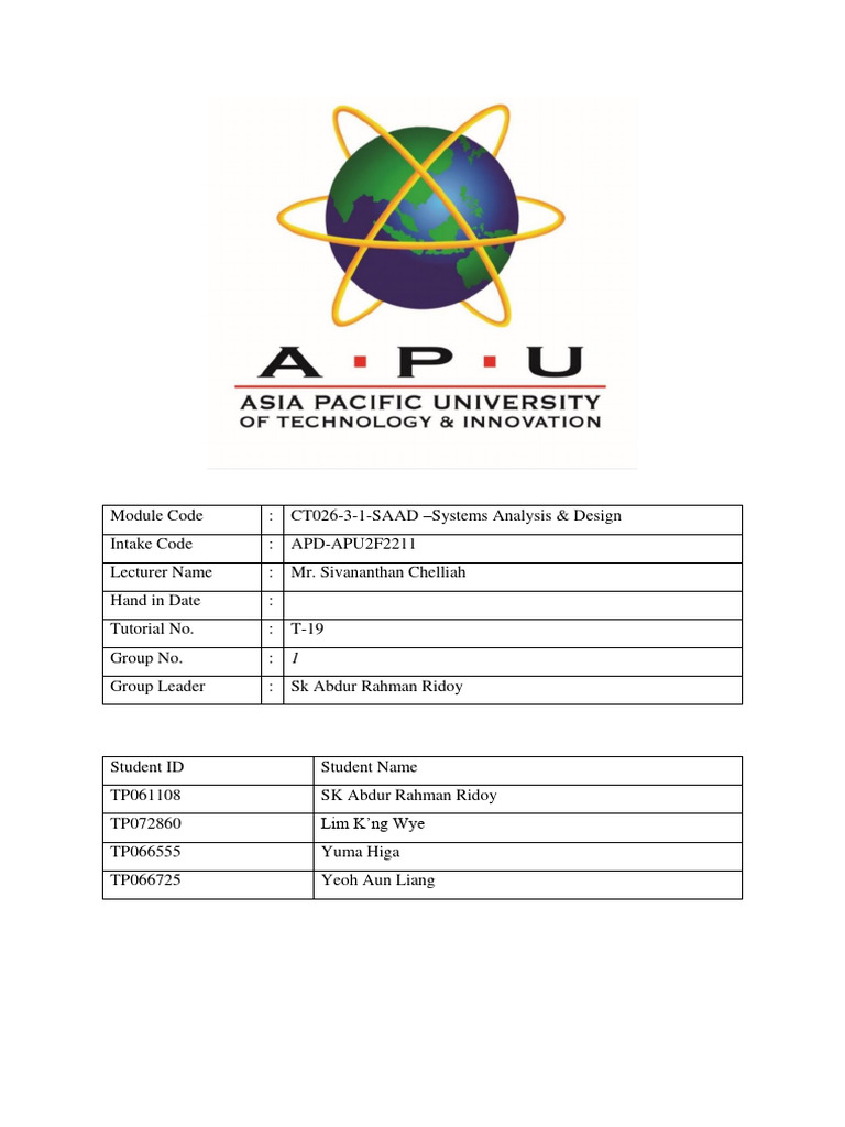 Saad System Analysis and Design Report | PDF | Feasibility Study ...