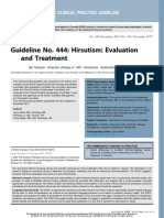 Hirsutism: Evaluation