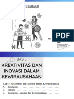 Kewirausahaan Pertemuan 5 Inovasi Dan Kreativitas Dalam Kewirausahaan