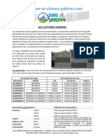 Les Clotures Gabions Presentation Et Donnees Techniques