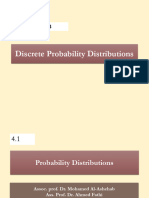 Chapter 4 (Discrete Probability Distributions)