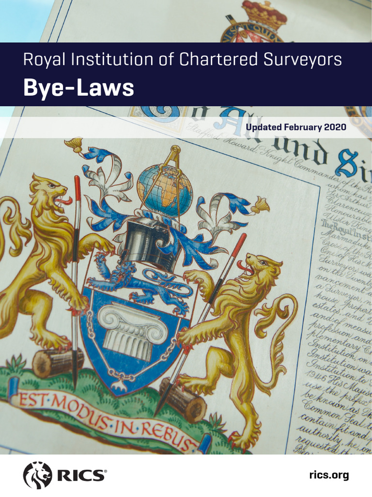 What Are Bye Laws Rics