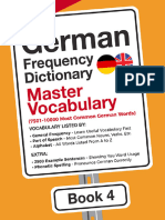 German Frequency Dictionary Book 4 Master Vocabulary 7501100