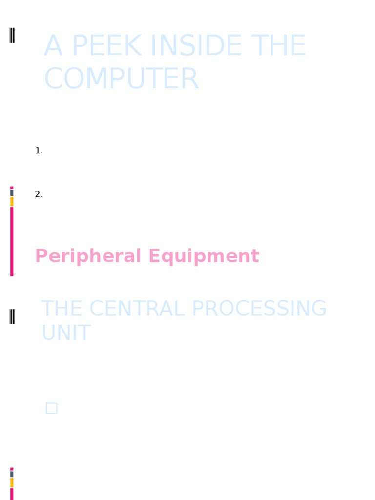 Inside Computer Functions and Components | PDF | Computer Data Storage ...