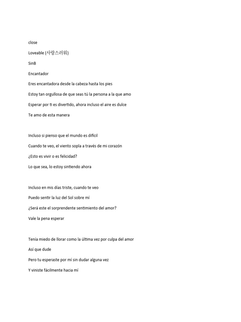 Loveable (사랑스러워WPS Office PDF