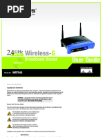 Manual Wifi Router LinkSys