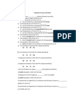 Eg Unit 3 MCQ Line Plane