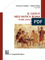 Francesco Fasolino Antonio Palma Il Gioco Nell'Antica Roma Profili
