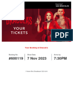 Tickets Dracula
