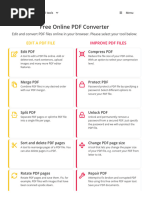 Online PDF Converter - Edit, Rotate and Compress PDF Files