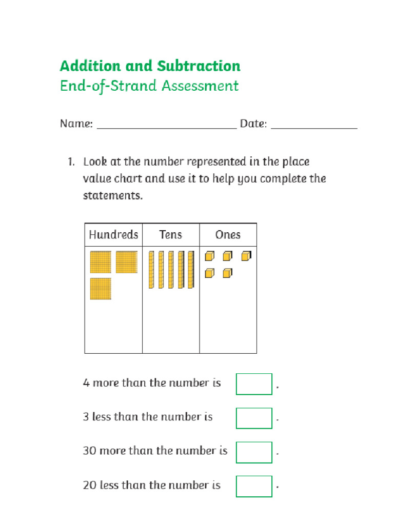 Maths Revision Grade 2 | PDF