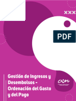 Gestión de Ingresos y desembolsos Ordenacin del gasto y del Pago