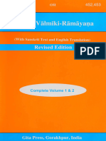 Valmiki Ramayana Gita Press English