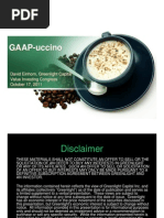 Download David Einhorns presentation on Green Mountain Roasters by DealBook SN69448474 doc pdf