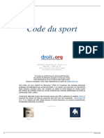 Code Du Sport
